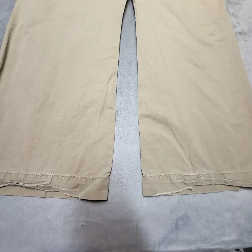 Banana Republic Pants Mens 34x30 Beige Khakis Relaxed Fit Cotton Pockets